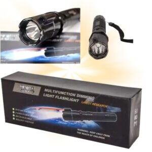 Linterna Taser 288 Con Láser Descarga Eléctrica Recargable