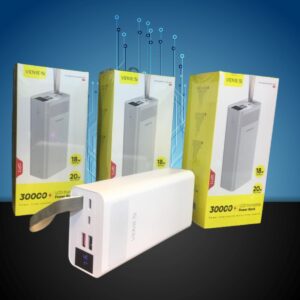 ⚡ Power Bank 30,000mAh – Máxima potencia en tus manos