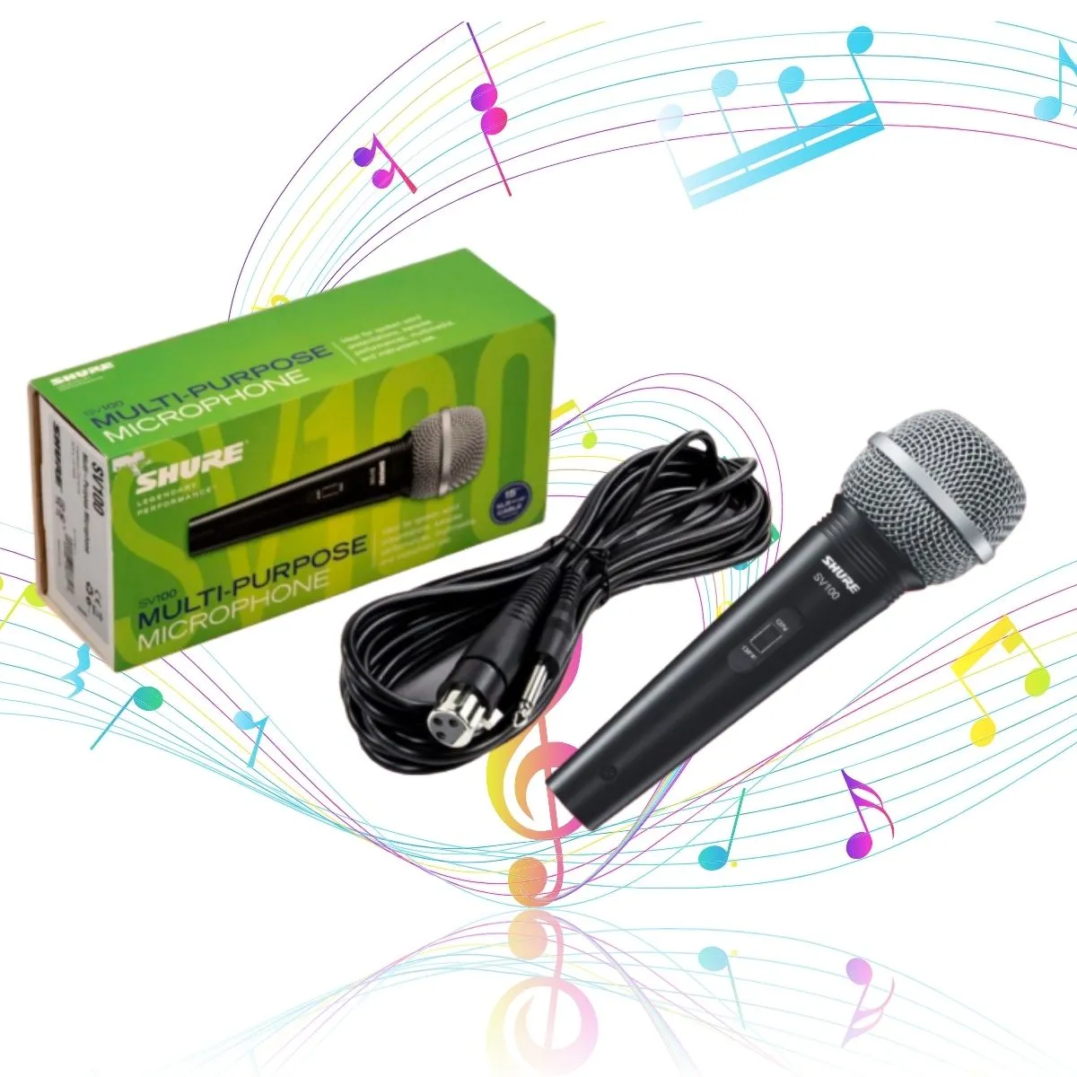 🎤 Micrófono SV100 Multipropósito con Cable de 4.5 m - Image 2