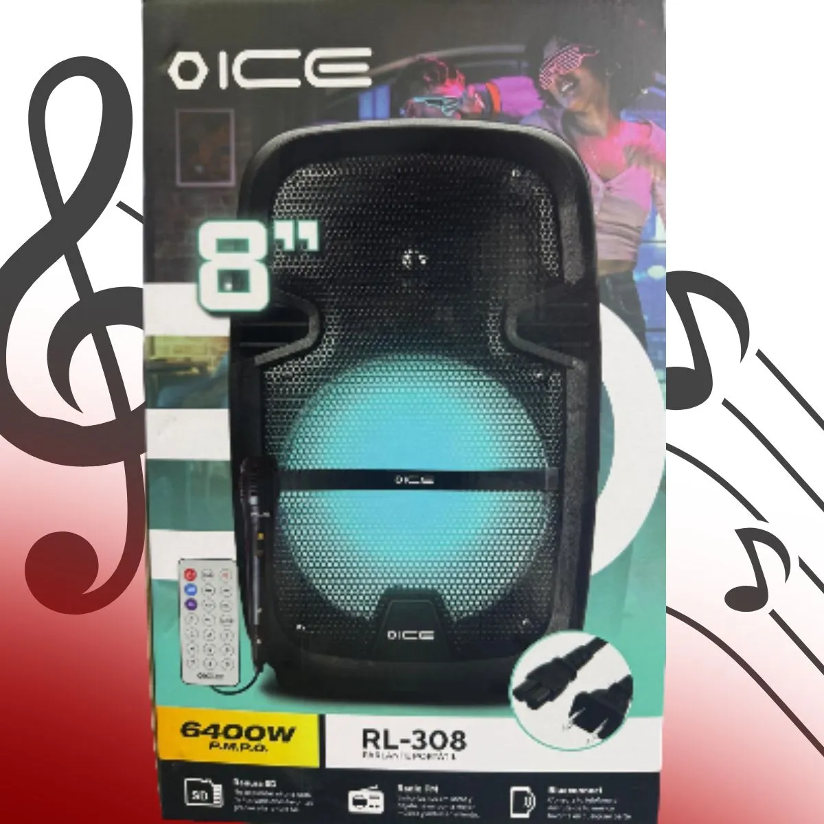 BAFLE ICE 8"