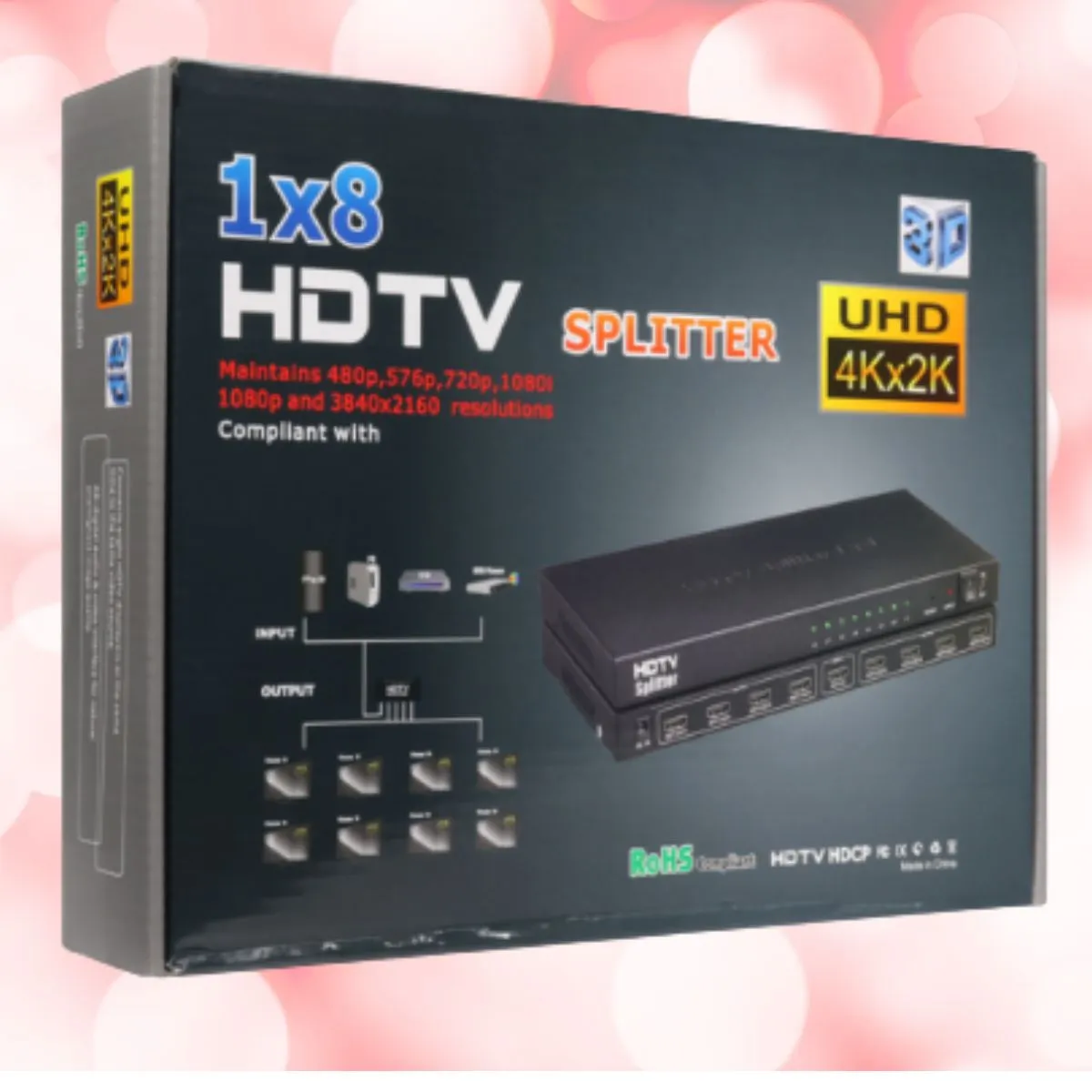 HDMI SPLITTER 1X8 4K – UHD 4K*2K