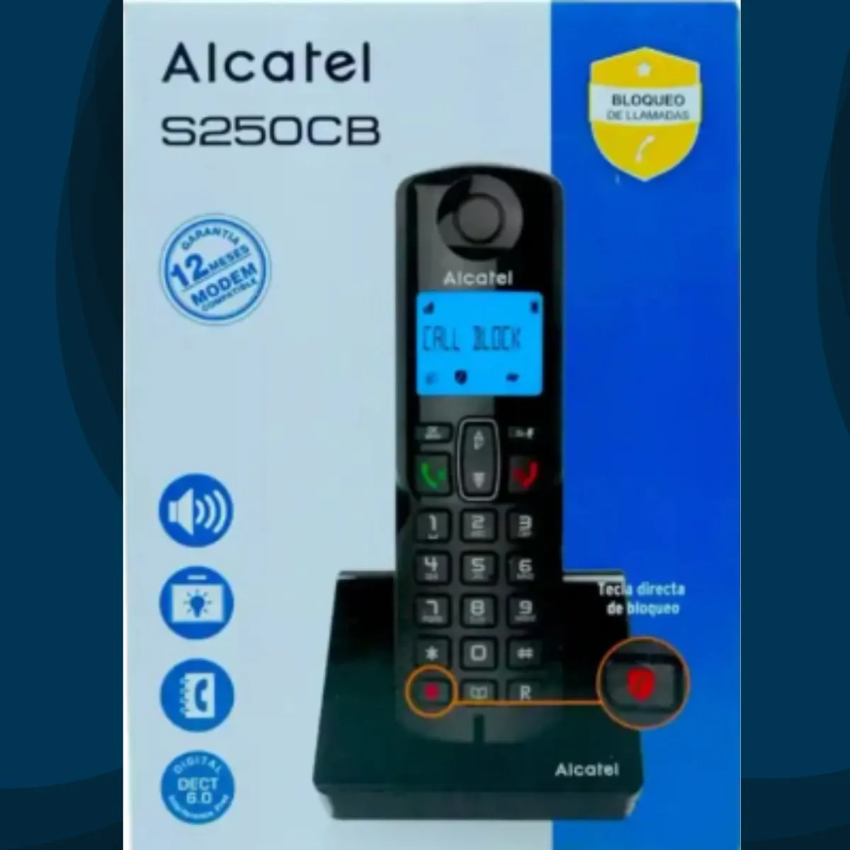 Telefono alcatel s250CB