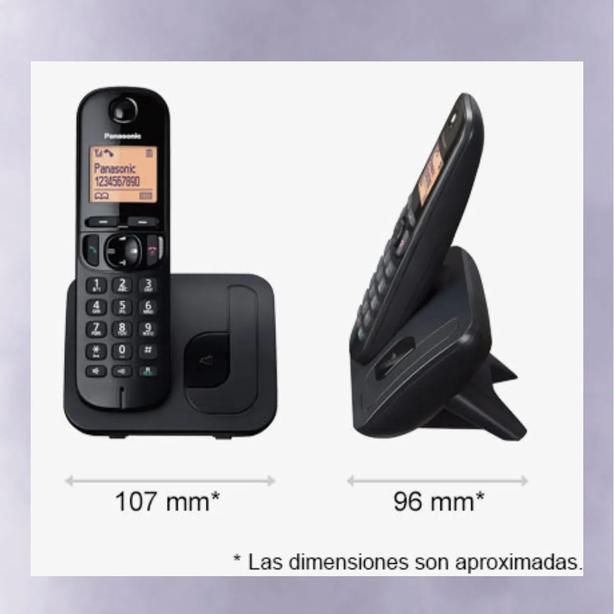 TELEFONO PANASONIC KX-TGC210 INALAMBRICO DIGITAL - Image 2